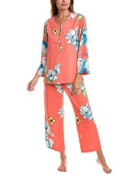 Natori - 2pc Wild Poppy Pajama Set - Lyst