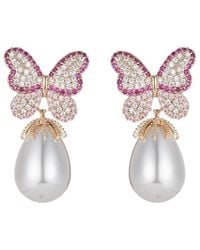 Eye Candy LA - The Luxe Collection Pearl Jaci Earrings - Lyst
