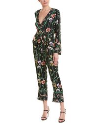 bcbg floral jumpsuit