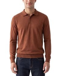 RAFFI - Jersey Polo Sweater - Lyst