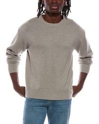 Helmut Lang - Brushed Wool & Cashmere-Blend Crewneck Sweater - Lyst