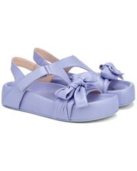 Agl Attilio Giusti Leombruni - Jane Ribbon Leather Sandal - Lyst