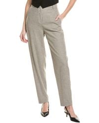 BOSS - Tabitha Wool-Blend Trouser - Lyst