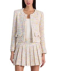 Alice + Olivia - Landon Cropped Box Jacket - Lyst