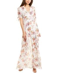 betsey johnson polka dot maxi dress