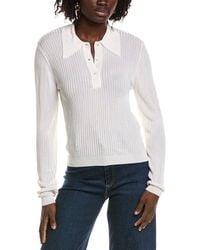 Officine Generale - Officine Generale Jana Ribbed Knit Top - Lyst