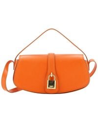 Celine - Orange Calfskin Smooth Leather Tabou Clutch Crossbody, Never Carried (authentic Pre-loved) - Lyst
