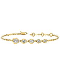 Lab Grown Diamonds - 14K 0.85 Ct. Tw. Lab-Grown Diamond Tennis Bracelet - Lyst
