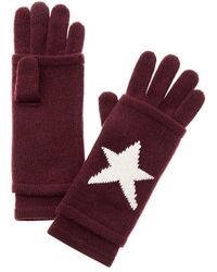 Hannah Rose - Star Intarsia 3-in-1 Cashmere Tech Gloves - Lyst