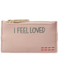 Peace Love World I Feel Loved Top Zip Card Case With Key Chain Lyst Peace Love World I Feel Loved Top Zip Card Case With Key Chain Lyst
