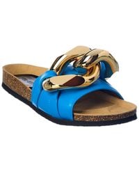 JW Anderson - Chain Leather Sandal - Lyst