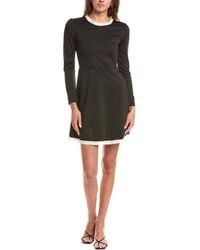 REVERIEE - Eyelet Trim Mini Dress - Lyst