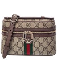 Gucci - Ophidia Gg Small Canvas & Leather Toiletry Bag - Lyst