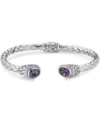 Samuel B. - 4.80 Ct. Tw. Amethyst Woven Bangle Bracelet - Lyst