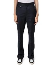Zadig & Voltaire - Poetia Gabardine Wool-Blend Pant - Lyst