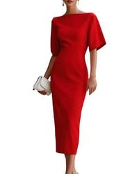 Tedora - Midi Dress - Lyst