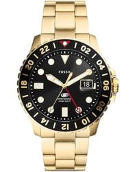 Fossil - Blue Gmt Watch - Lyst
