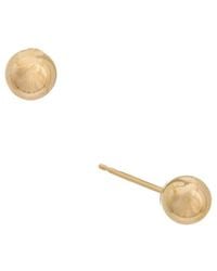 Italian Gold - 10K 5Mm Polished Ball Stud Earrings - Lyst
