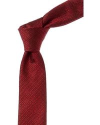 Givenchy - Red All Over 4g Jacquard Silk Tie - Lyst