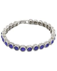 Ebru Jewelry - Plated Cz Tennis Bracelet - Lyst