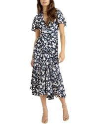 Cinq À Sept - Graphic Floral Peeta Dress - Lyst