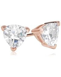 Suzy Levian CZ Jewelry - Suzy Levian Silver Cz Studs - Lyst