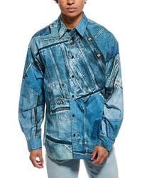 Versace Jeans Couture - Printed Shirt - Lyst
