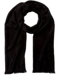 Saint Laurent - Cassandre Jacquard Wool Scarf - Lyst
