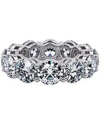Lab Grown Diamonds - 14K 12.10 Ct. Tw. Lab-Grown Diamond Eternity Ring - Lyst