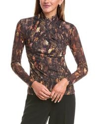 AllSaints - Tia Mesh Top - Lyst