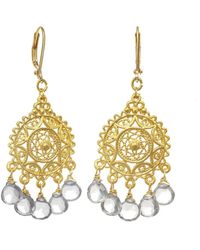 Rachel Reinhardt Jewelry - Quartz Filigree Chandelier Earrings - Lyst