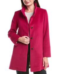 Fleurette - Wool-Blend Car Coat - Lyst