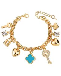 Liv Oliver - 18K Plated 5.70 Ct. Tw. Cz Bracelet - Lyst