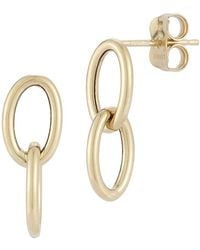Ember Fine Jewelry - 14k Link Drop Earrings - Lyst