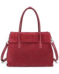 Tiffany & Fred Paris - Suede Foldover Tote - Lyst