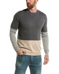Loft 604 - Colorblocked Wool Crewneck Sweater - Lyst