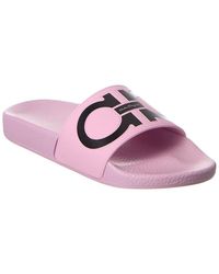 Ferragamo - Groovy Rubber Slide - Lyst