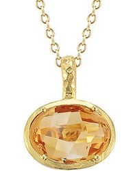 Reiss - 14k 6.50 Ct. Tw. Citrine Necklace - Lyst