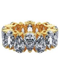 Lab Grown Diamonds - 14K 12.30 Ct. Tw. Lab-Grown Diamond Eternity Ring - Lyst