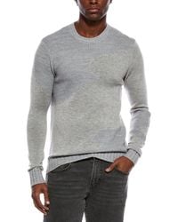 John Varvatos - Rector Wool-Blend Crewneck Sweater - Lyst