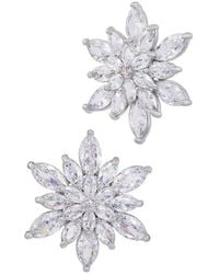 Savvy Cie - Cz Stud Earrings - Lyst