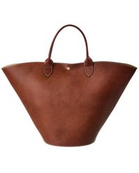 Longchamp - Épure Extra Large Leather Short Handle Tote - Lyst