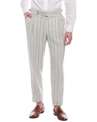 Isaia - Wool, Silk, & Linen-Blend Trouser - Lyst