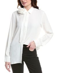 Marella - Sauro Silk-Blend Shirt - Lyst