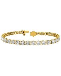Lab Grown Diamonds - 14K 5.72 Ct. Tw. Lab-Grown Diamond Tennis Bracelet - Lyst