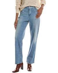 7 For All Mankind - Luxweave Straight Denim Print Pant - Lyst