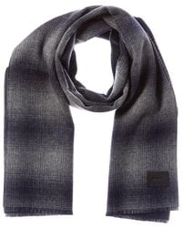 Vince - Doubleface Shadow Plaid Wool & Cashmere-blend Scarf - Lyst