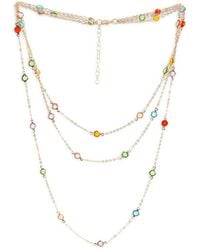 Saachi - Glass 3-layer Necklace - Lyst