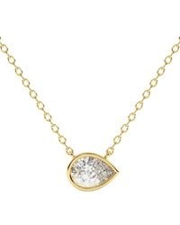 Lab Grown Diamonds - 14k 0.50 Ct. Tw. Lab-grown Diamond Necklace - Lyst