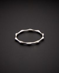 Italian Gold - 14k Bamboo Ring - Lyst